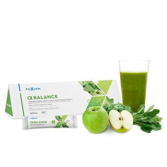 Alpha Balance FuXion - bebida verde alcalinizante depurativa con espinaca chlorella espirulina y manzana verde