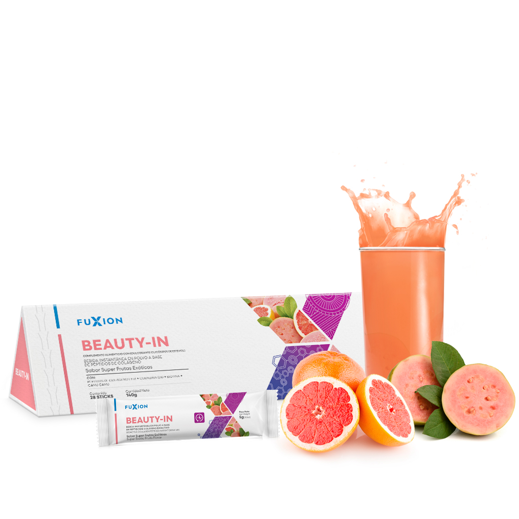 Beauty-In FuXion - colageno hidrolizado CoQ10 biotina para piel cabello unas