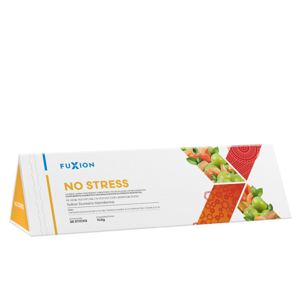 No Stress FuXion - relajante natural ashwagandha magnesio antiestrés