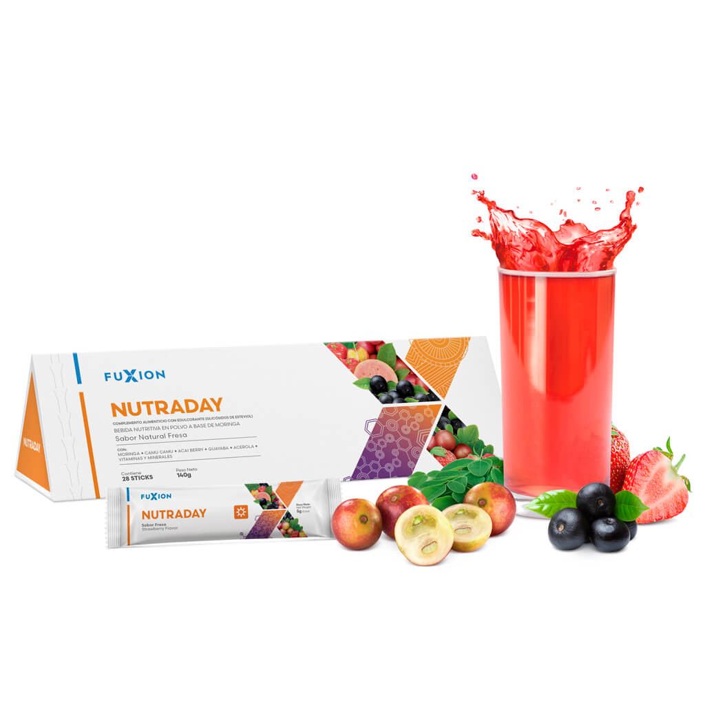 Nutraday FuXion - multivitaminico con moringa y camu camu