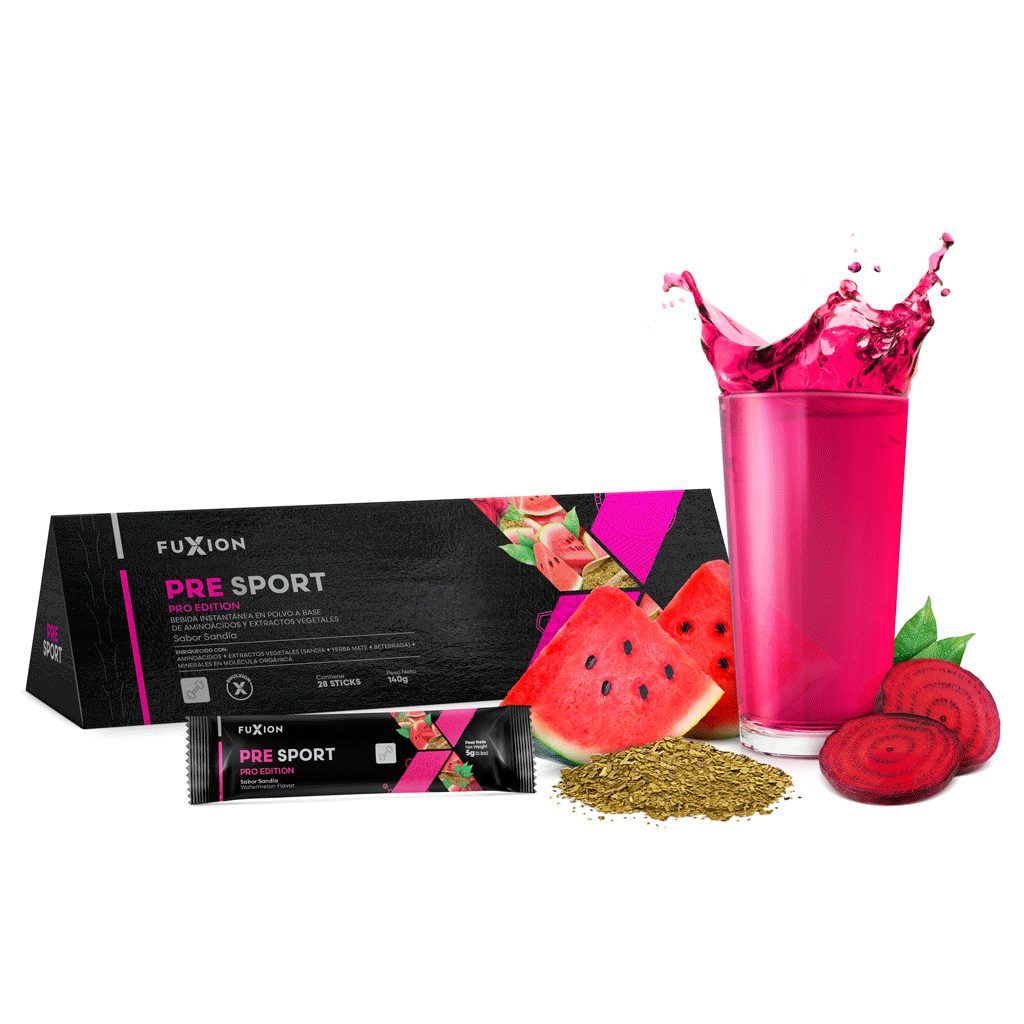 Pre Sport FuXion - pre-entreno natural con yerba mate y beterraga