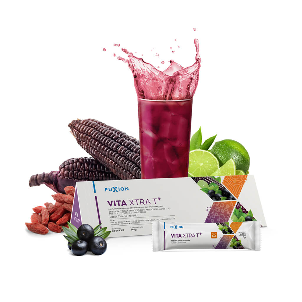 Vita Xtra T+ FuXion - superalimento con maiz morado acai y maca