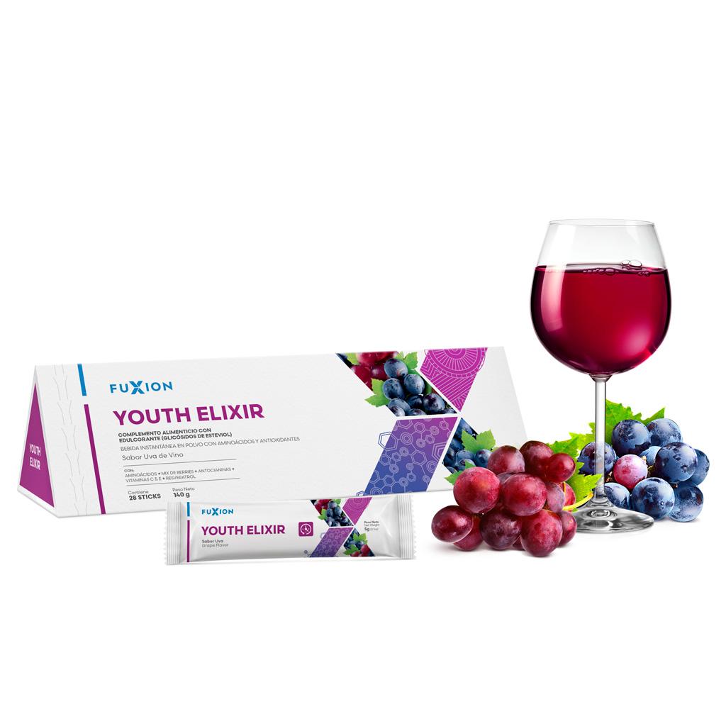Youth Elixir FuXion - antienvejecimiento con berries y resveratrol